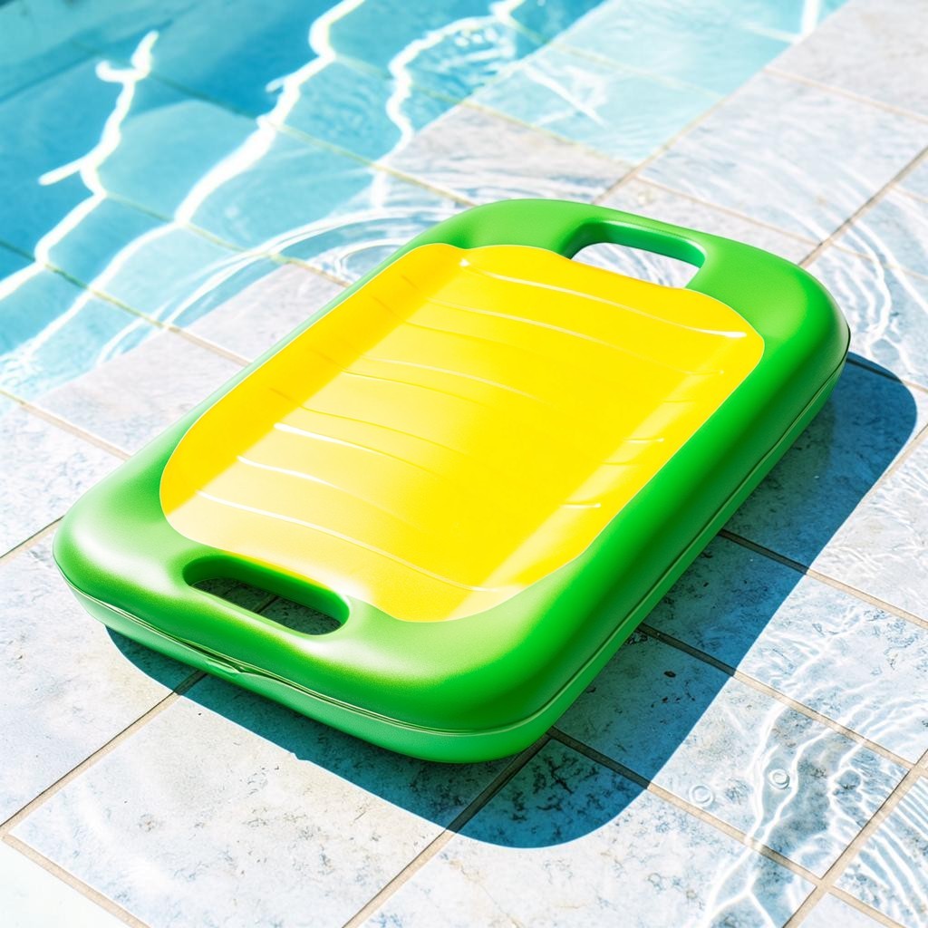 Brwnx Kids Swimming Kickboard - Safe & Colorful Float Board for Children Learning to Swim - Soft EVA Material